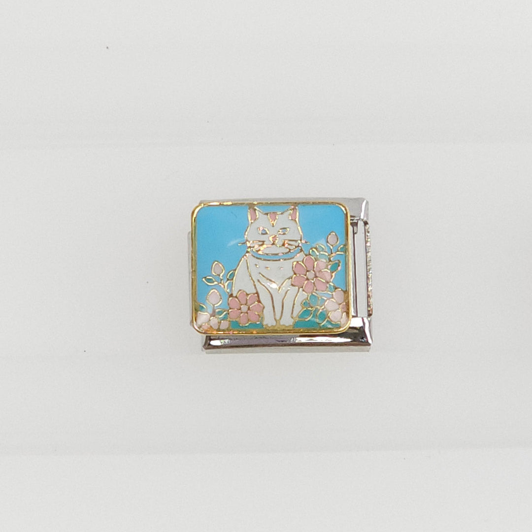 Charm Gatito y Flores