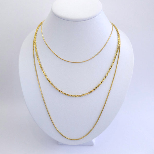 Collar con 3 Cadenas Diferentes