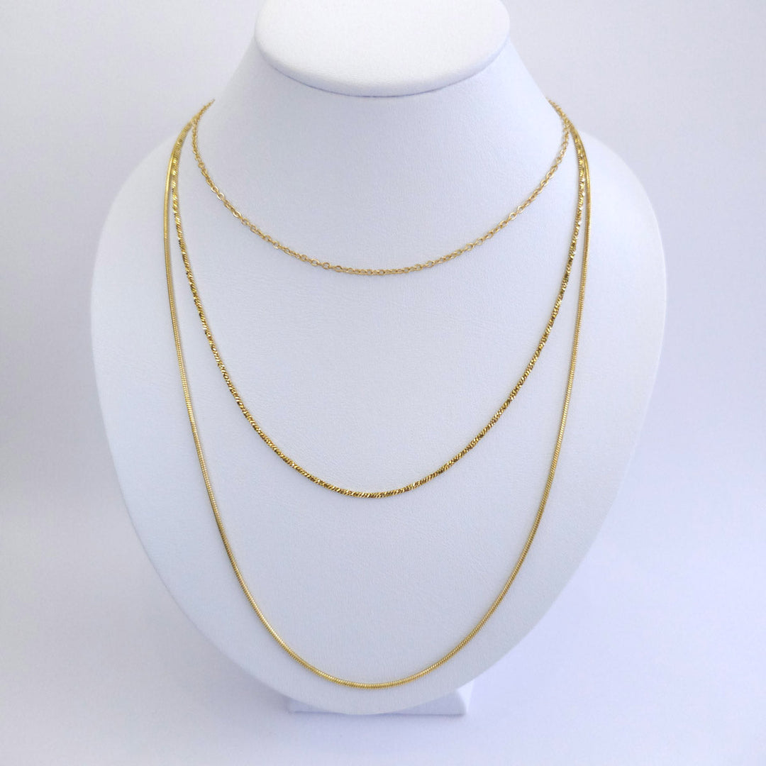 Collar con 3 Cadenas Diferentes