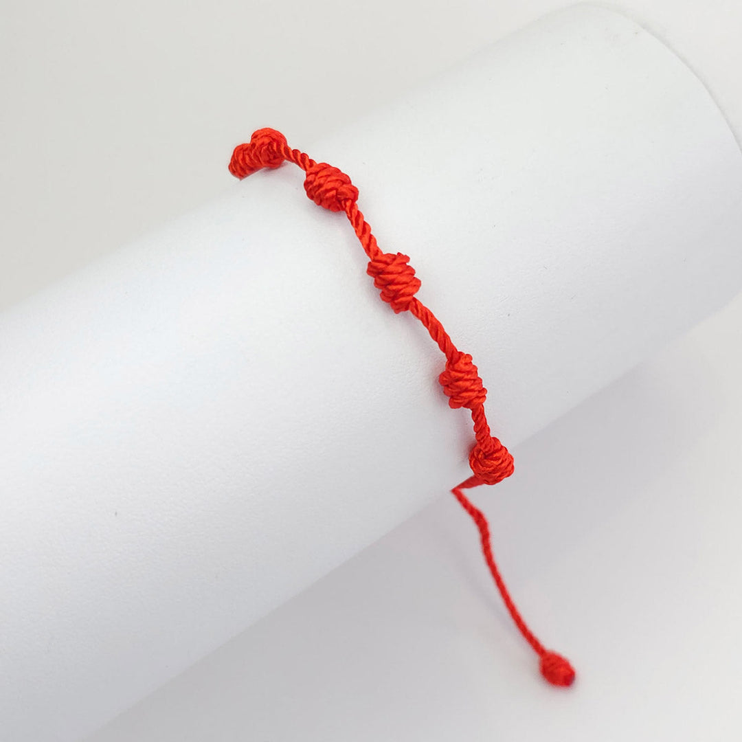 Pulsera Tejida Roja