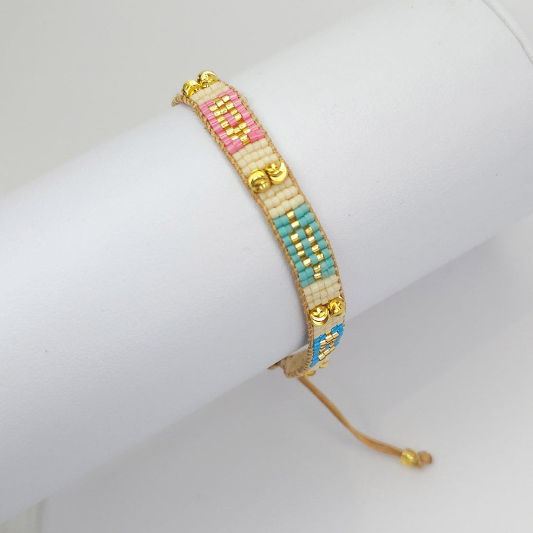 Pulsera Tejida con Cristales