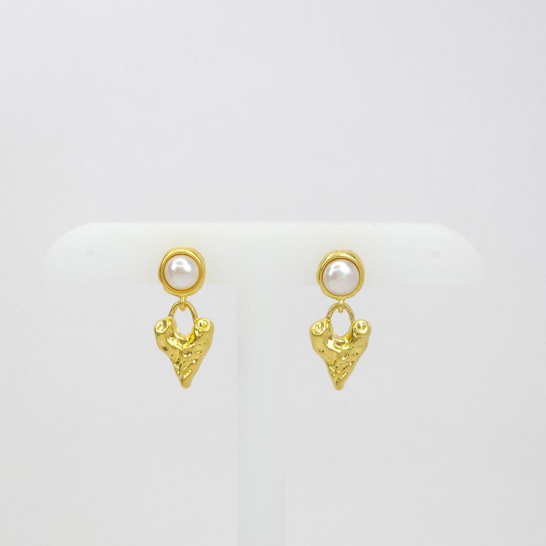 Par de Aretes con Perlas