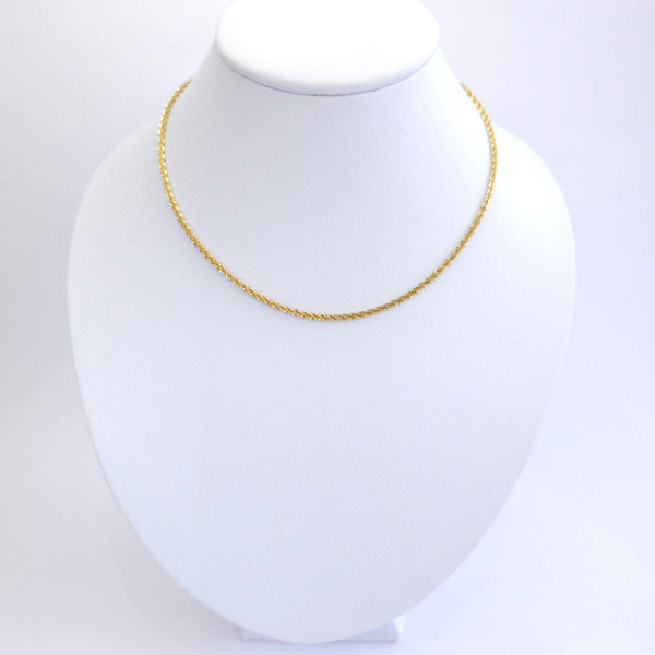 Collar cadena entrelazada