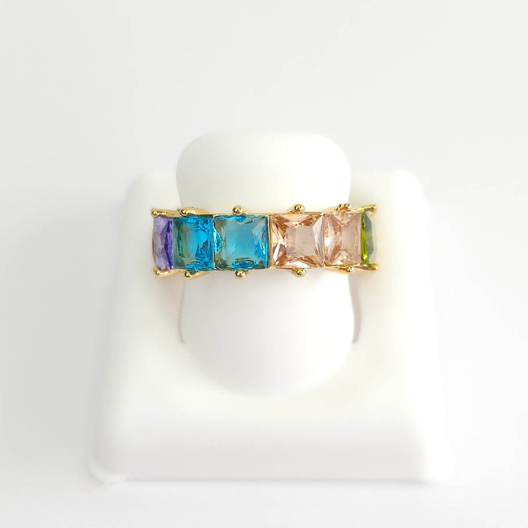 Anillo arcoris con brillantes