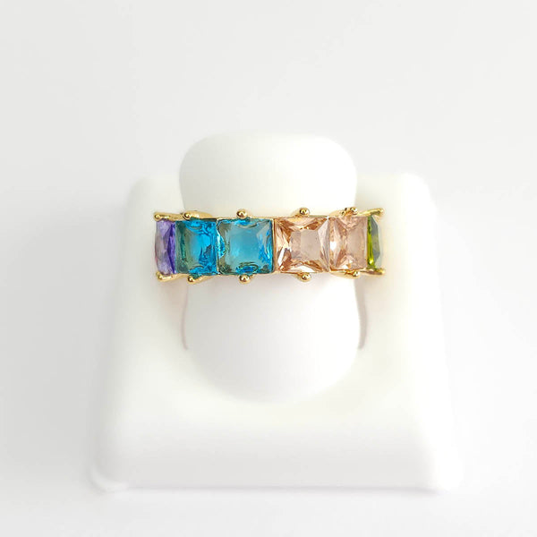 Anillo arcoris con brillantes