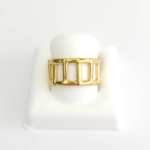 Anillo Cuadros Ajustable