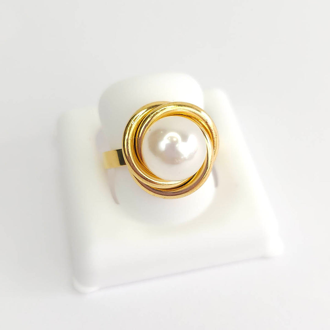 Anillo Nido con Perla