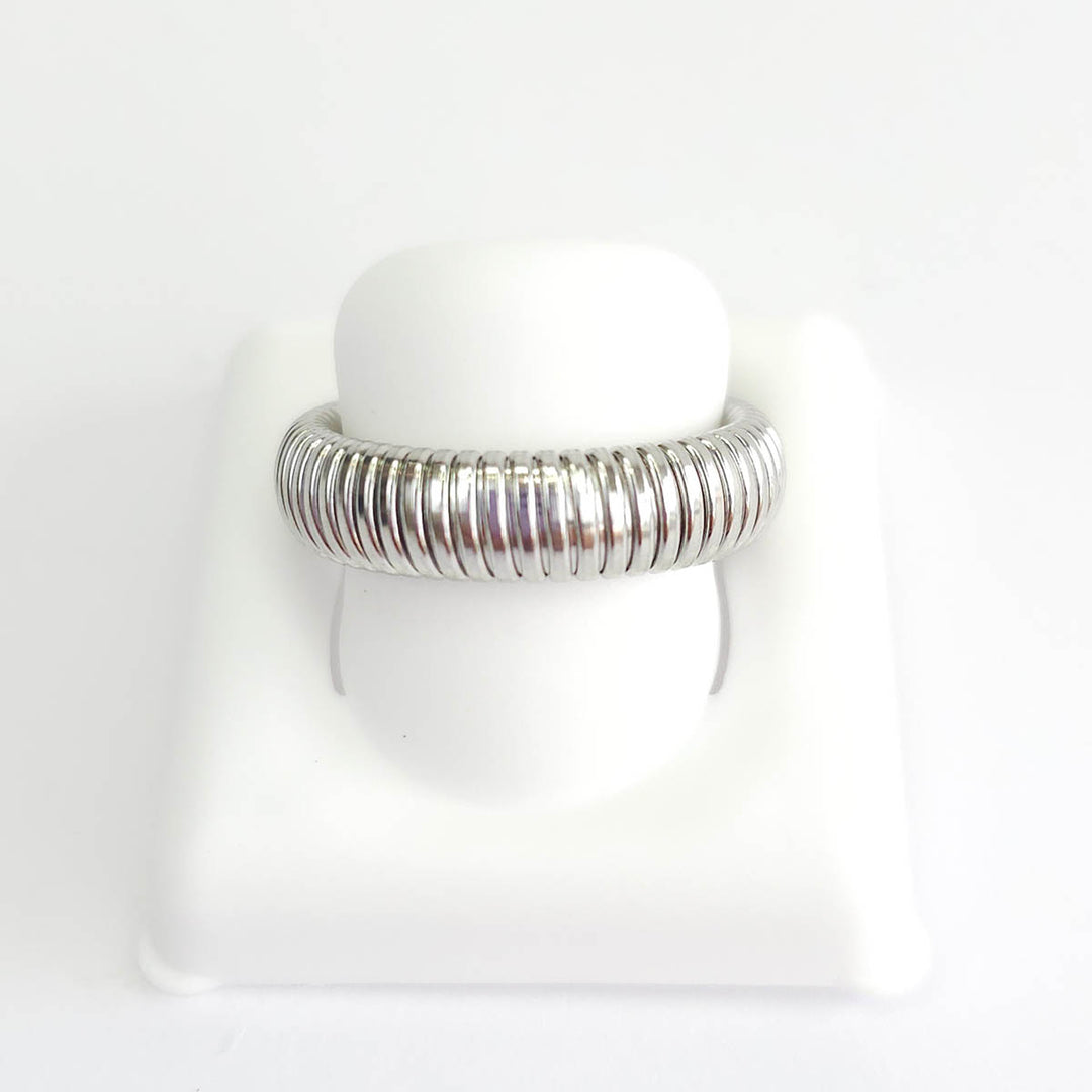 Anillo Ladrillo Plateado