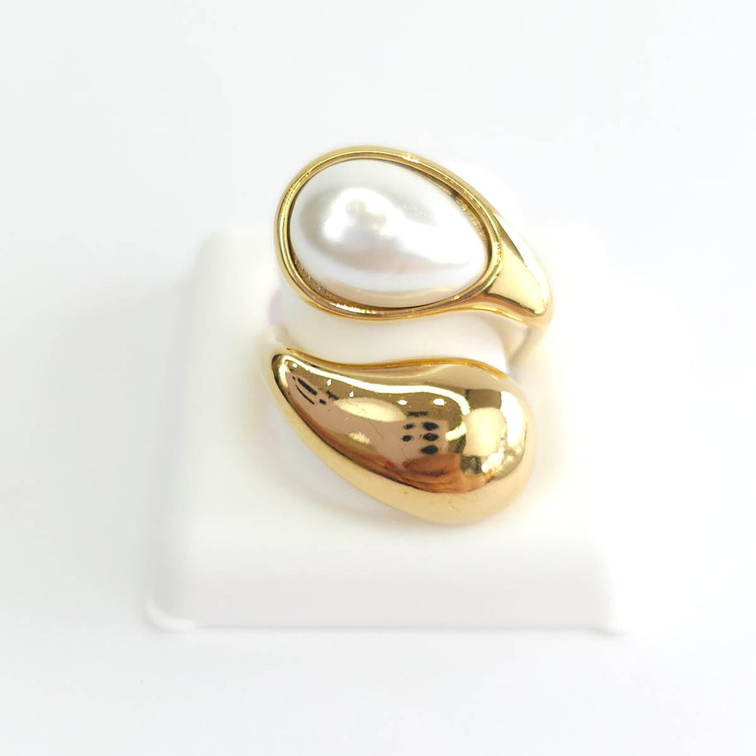 Anillo Gota con Piedra 