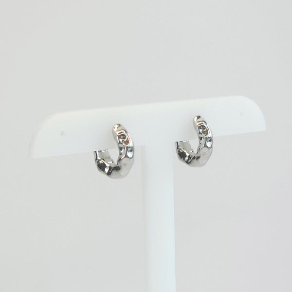 Arracadas Irregulares Plateadas