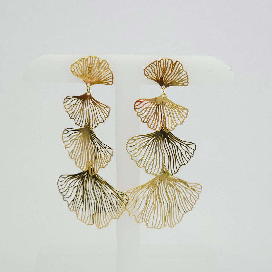 Aretes Concha Dorados