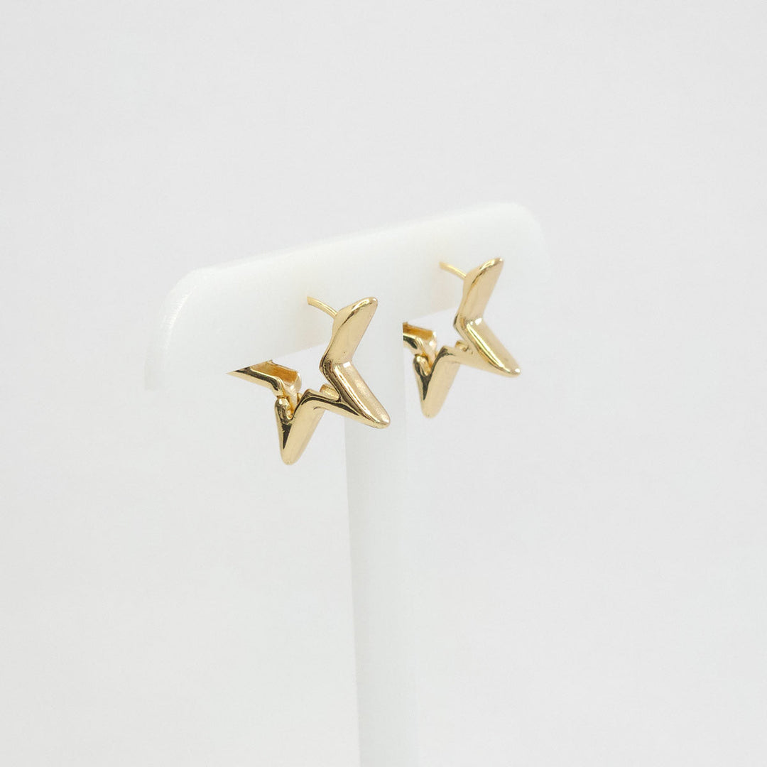 Arracada Dorada Estrella