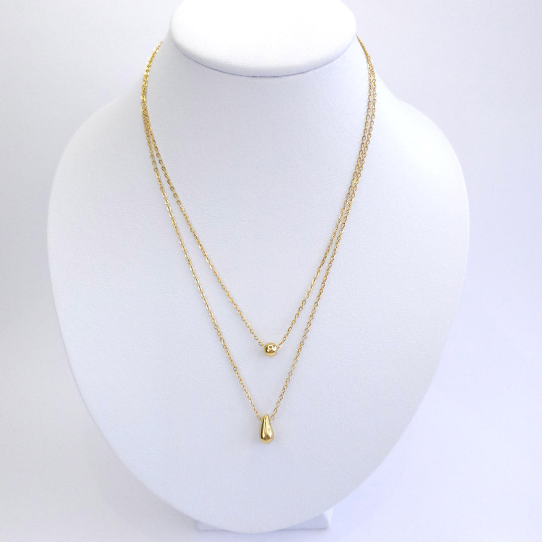 Collar Doble con Dijes 