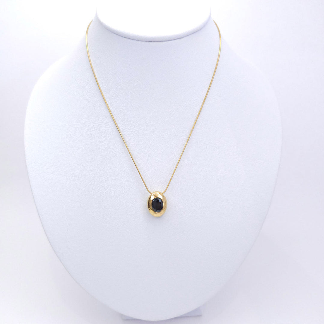 Collar Zirconia Ovalado