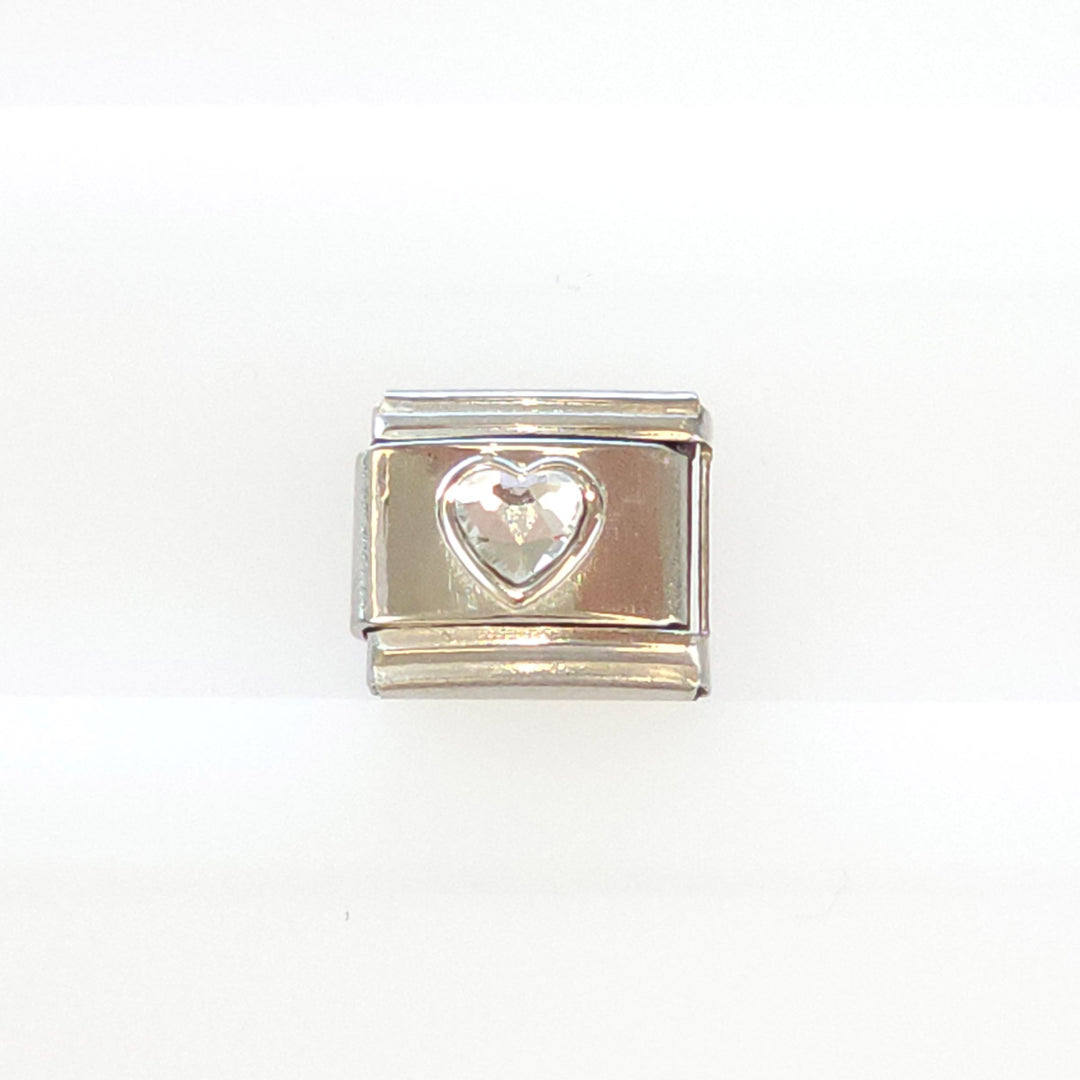 Charm Corazón Blanco