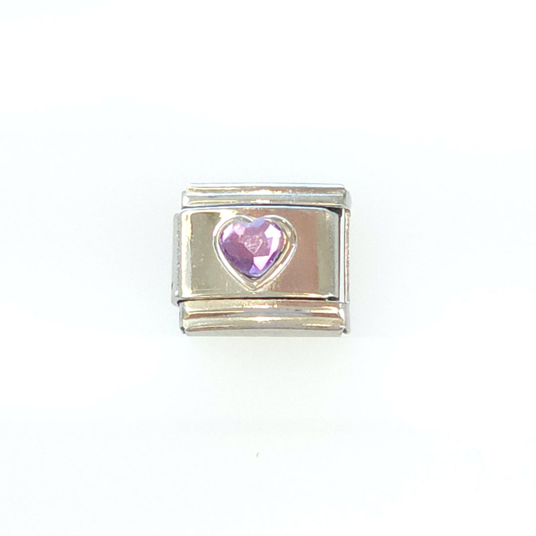 Charm Corazón Lila