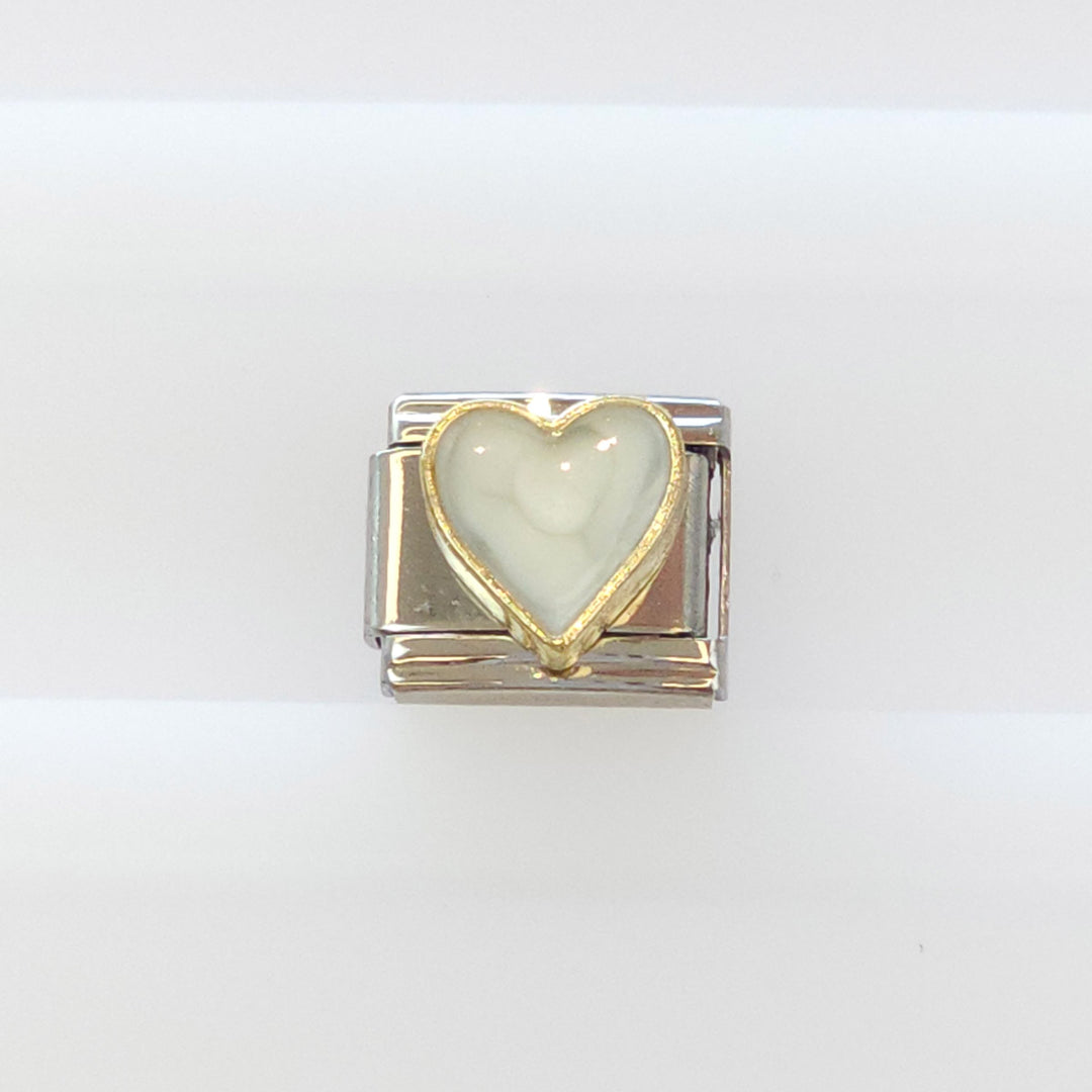 Charm Corazón Blanco