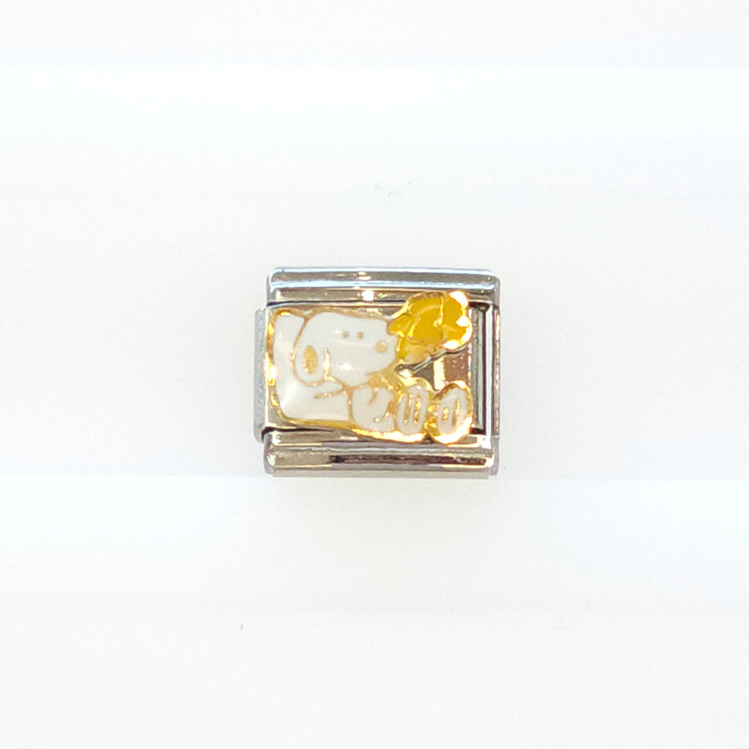Charm Snoopy Blanco