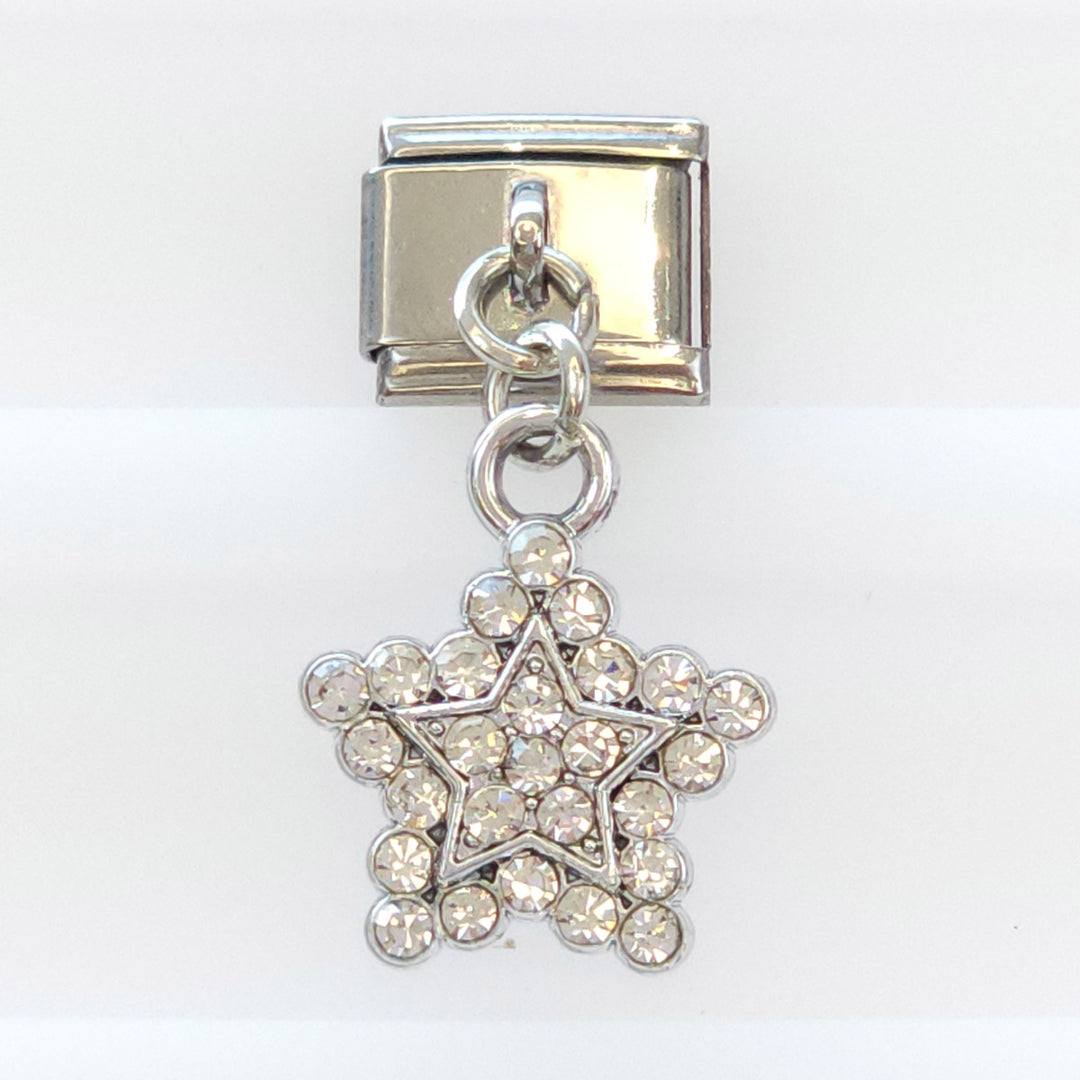 Charm Estrella con Brillos Colgando