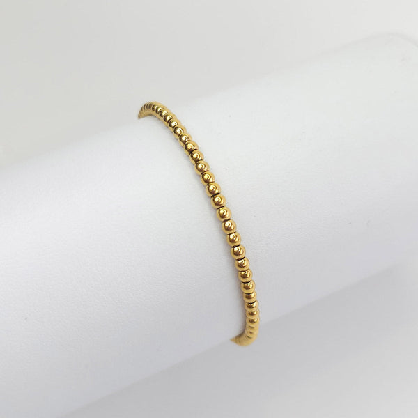 Pulsera Bolitas Dorada