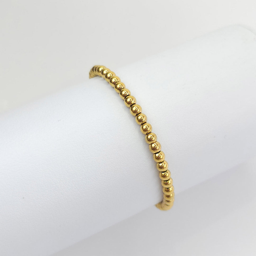 Pulsera Bolitas Dorada