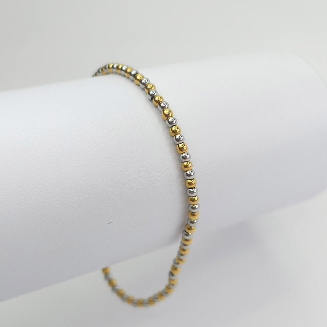 Pulsera Bolitas Bicolor