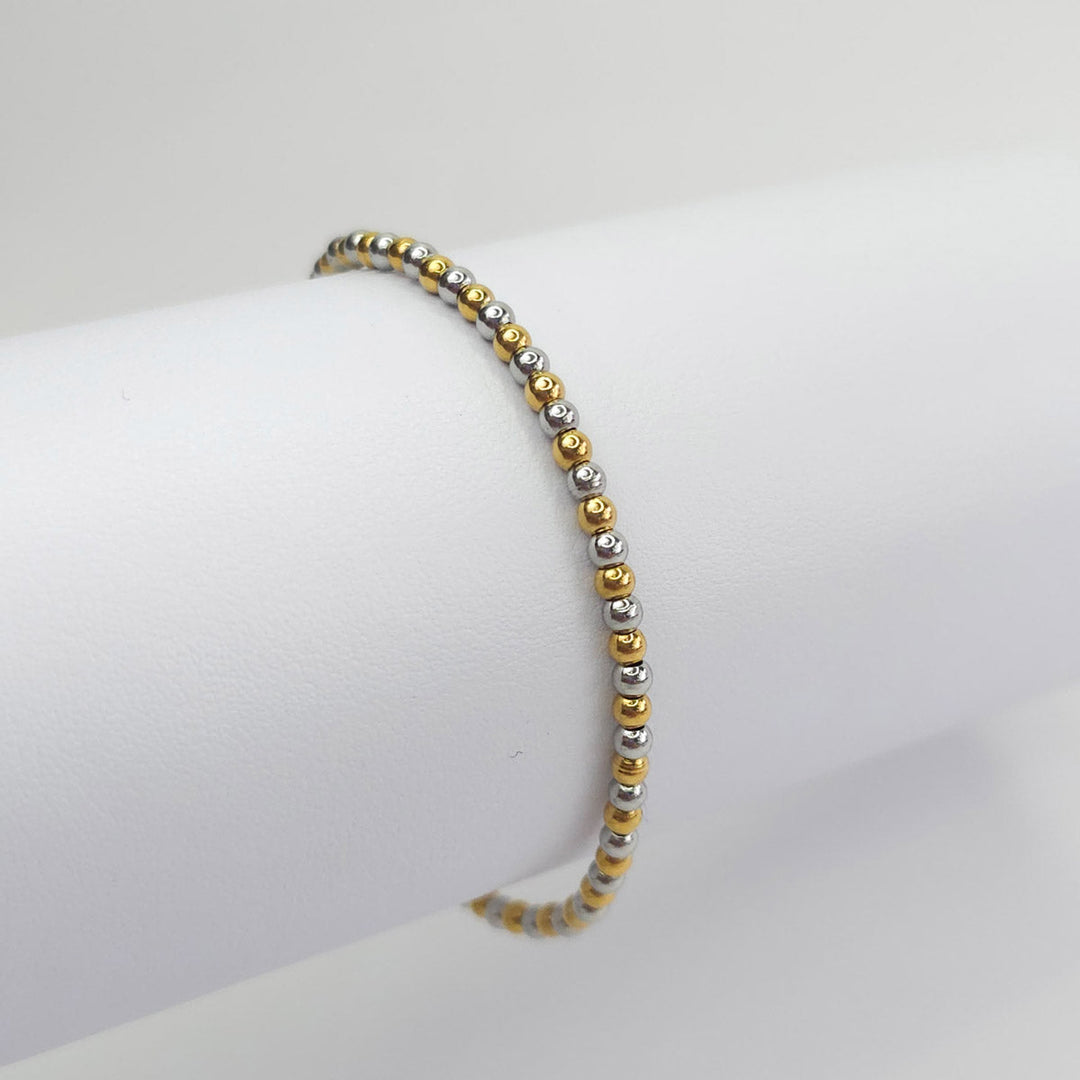 Pulsera Bolitas Bicolor