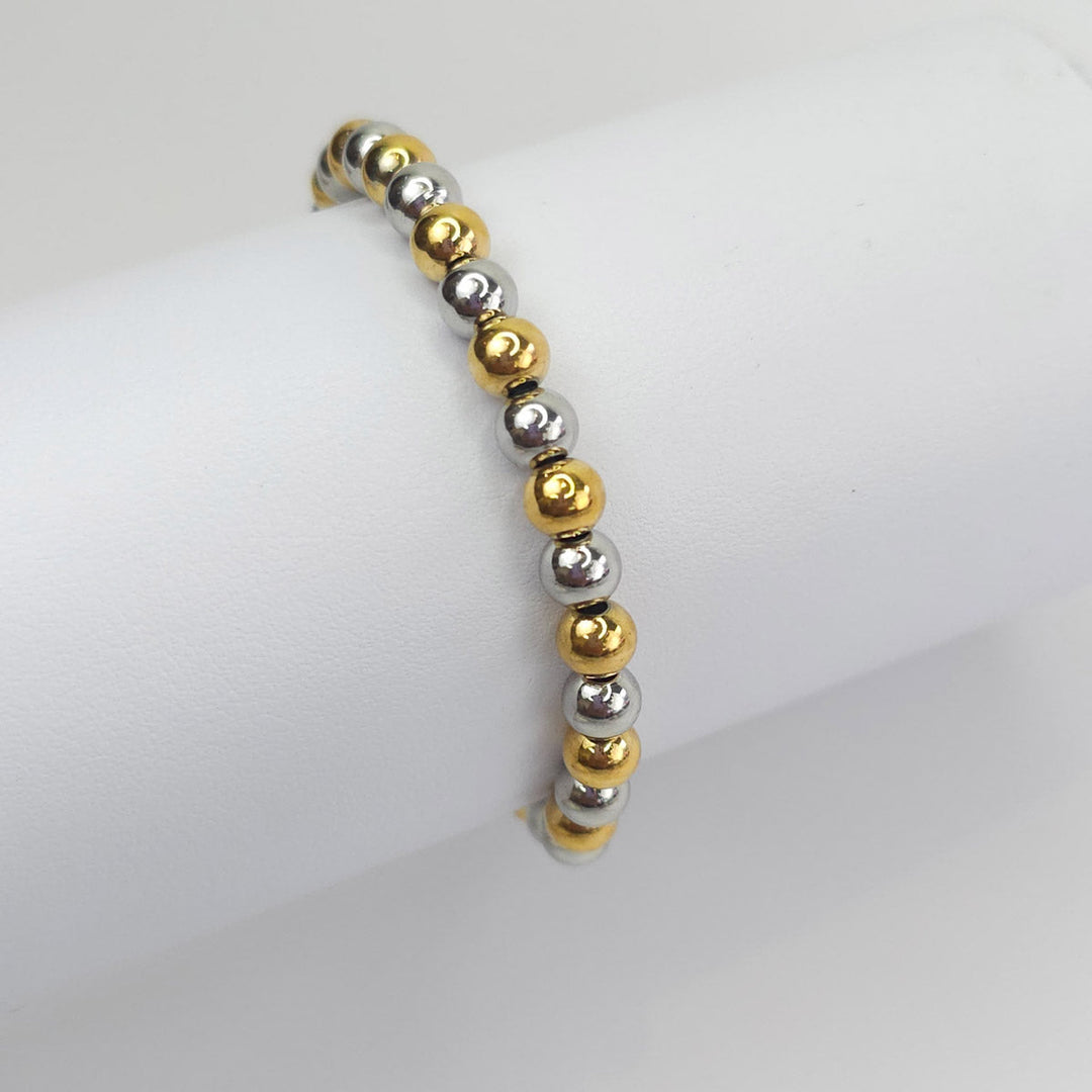 Pulsera Bolitas Bicolor