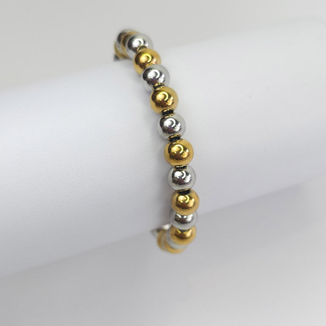 Pulsera Bolitas Bicolor
