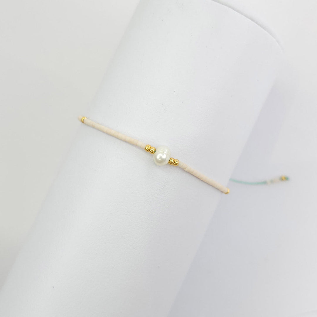 Pulsera Chaquiras con Perla 