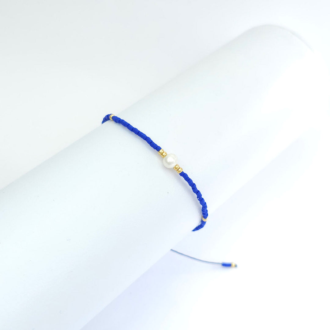 Pulsera Chaquiras con Perla 