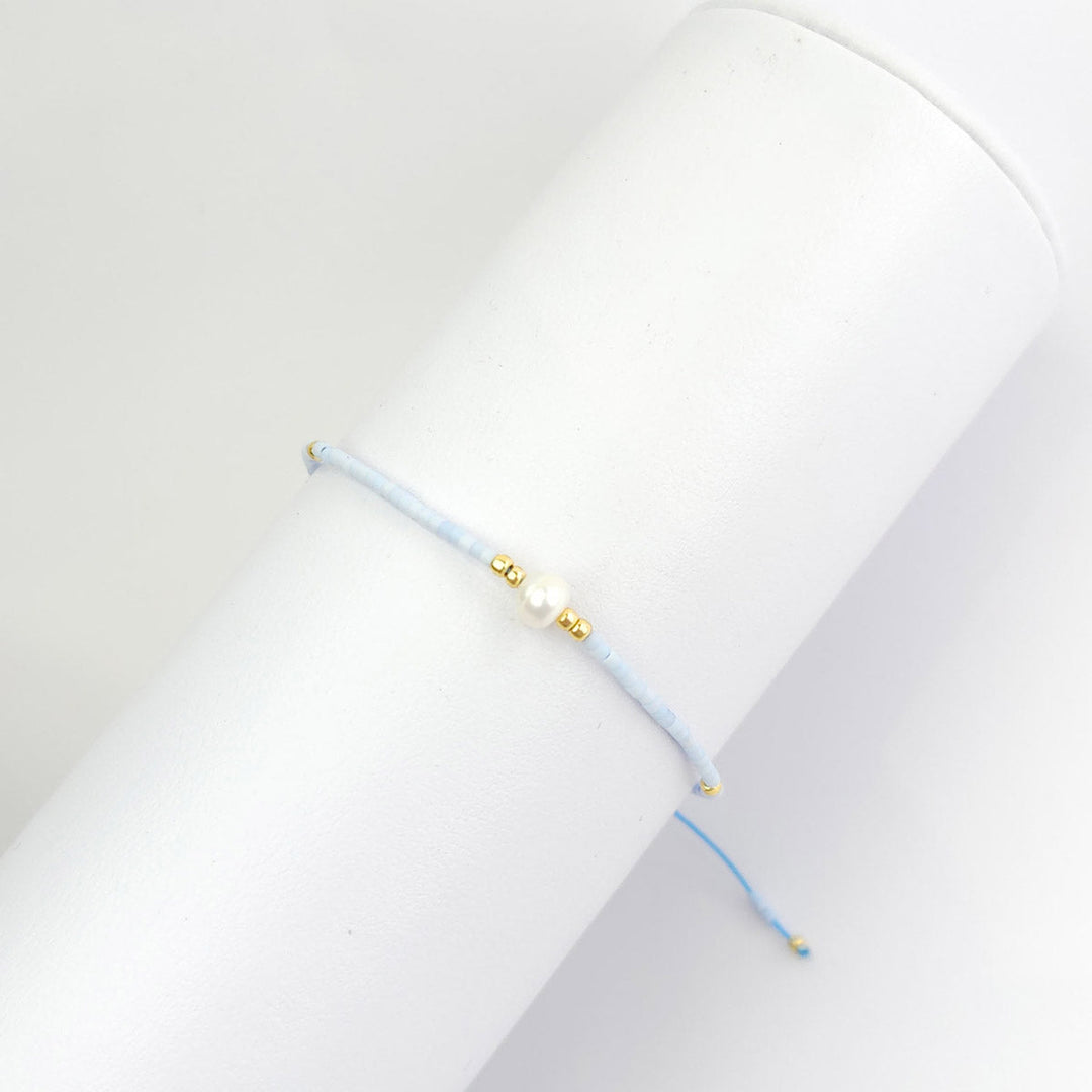 Pulsera Chaquiras con Perla 
