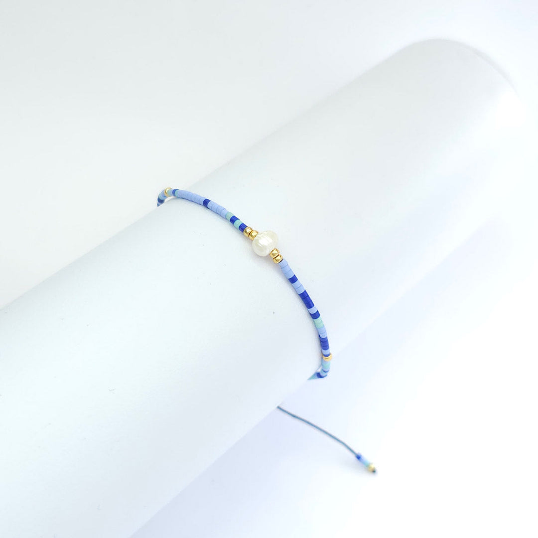 Pulsera Chaquiras con Perla 