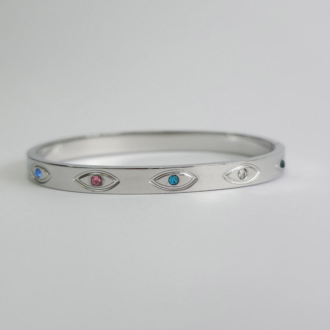 Brazalete con Ojo Turco y Zirconias