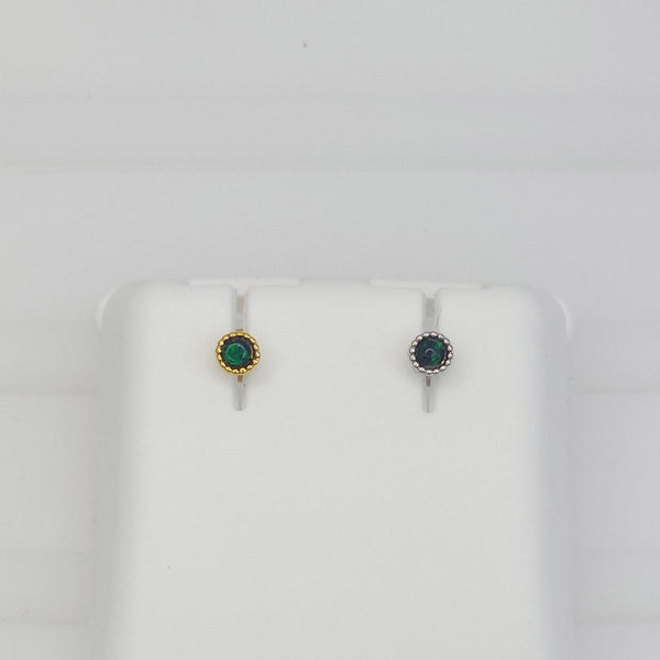 Broquel con Piedra Verde 