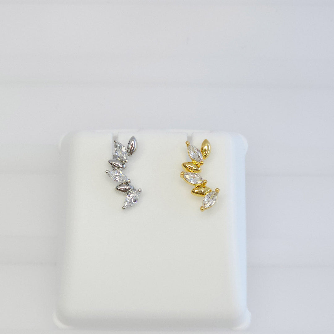 Broquel Curva de Espiga con Zirconia 