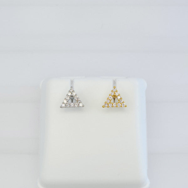 Broquel Triangulo con Zirconias 