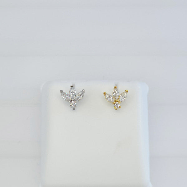 Broquel Hojas con Zirconias 